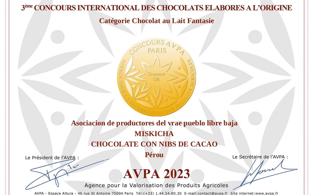 DIPLOMA AVPA ORO 2023