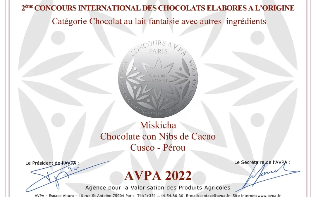 DIPLOMA APVA 2022 PLATA NIBS