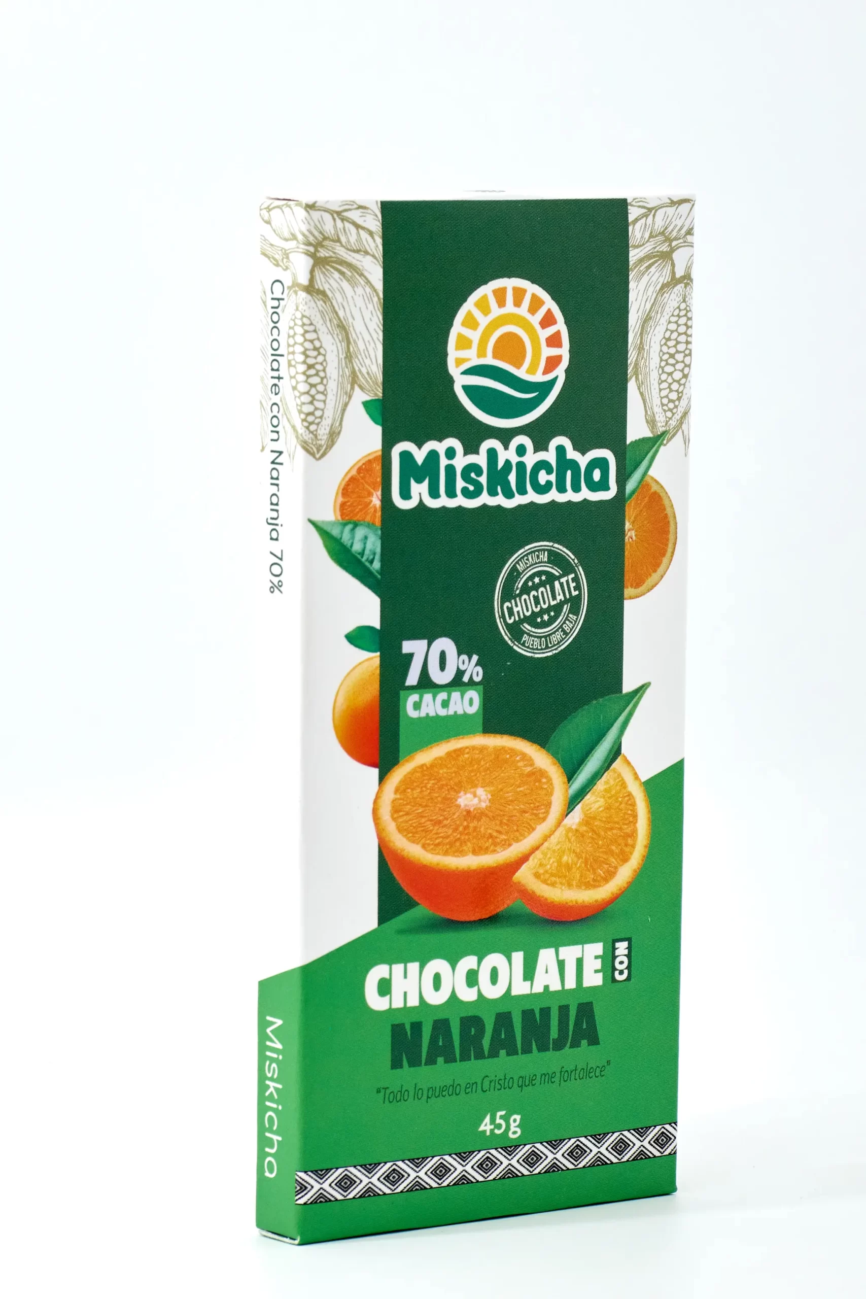 Chocolate con Naranja 70% cacao - Imagen 3