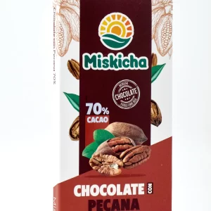 Chocolate con pecana 70% cacao