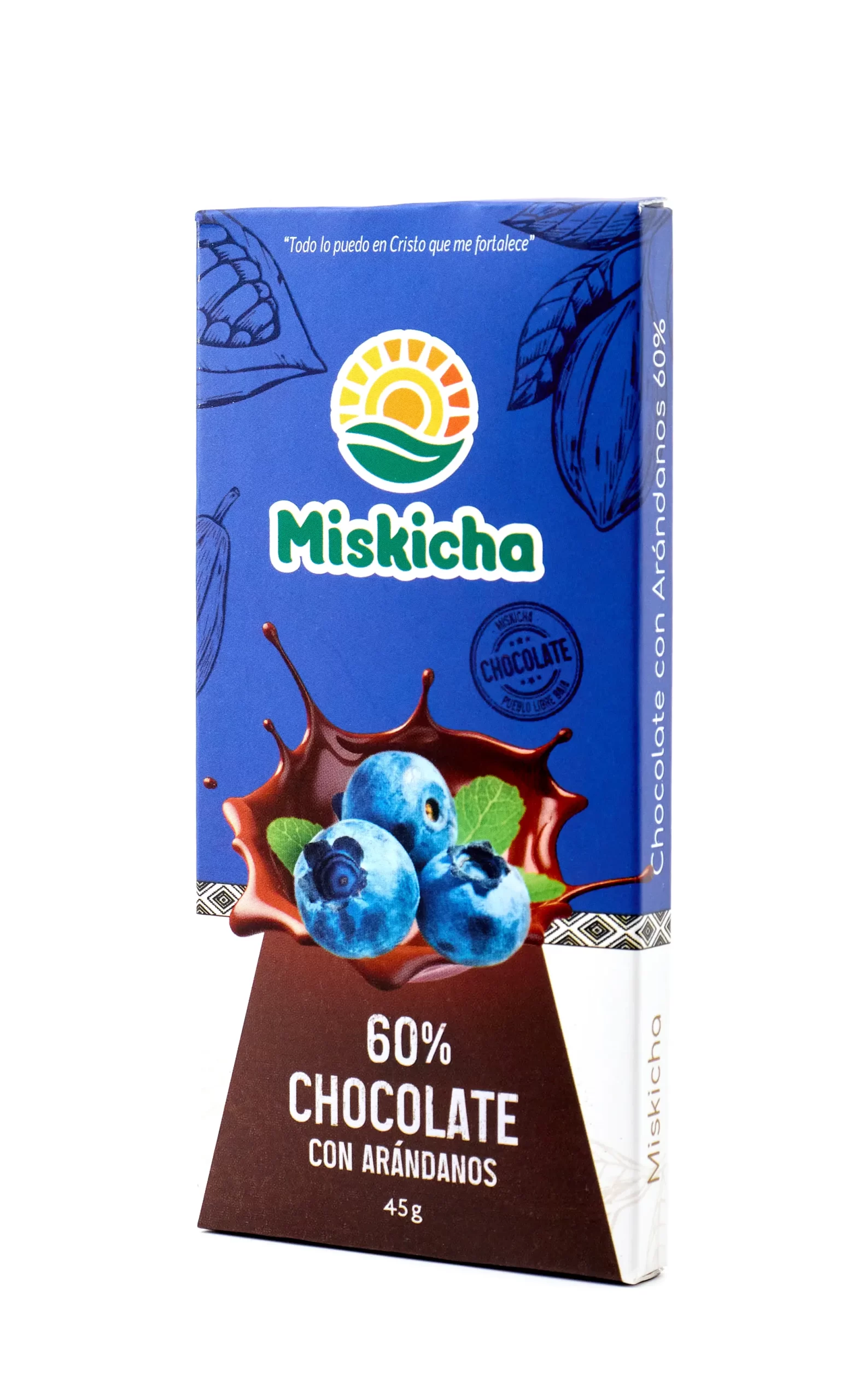 Chocolate con arándano 60% cacao - Imagen 3