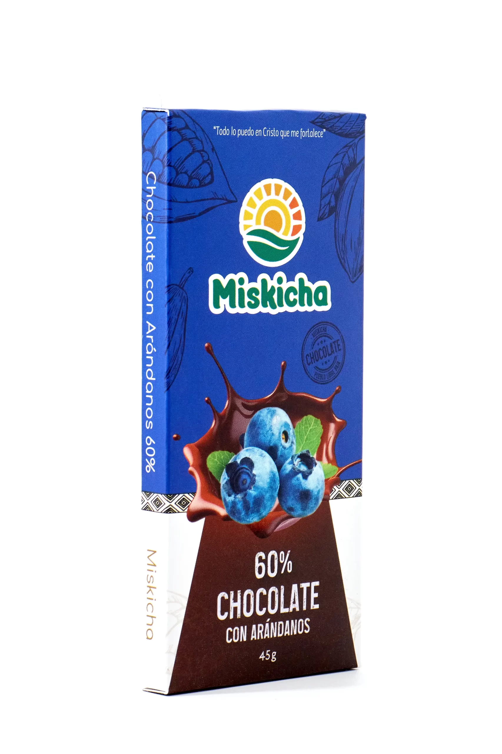 Chocolate con arándano 60% cacao - Imagen 2